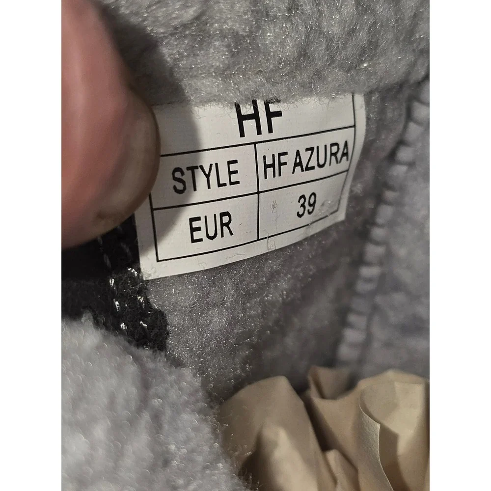 NWT Hike Footwear HF Azura Barefoot Winter Boots Grey Lined EU‎ 39 US 8